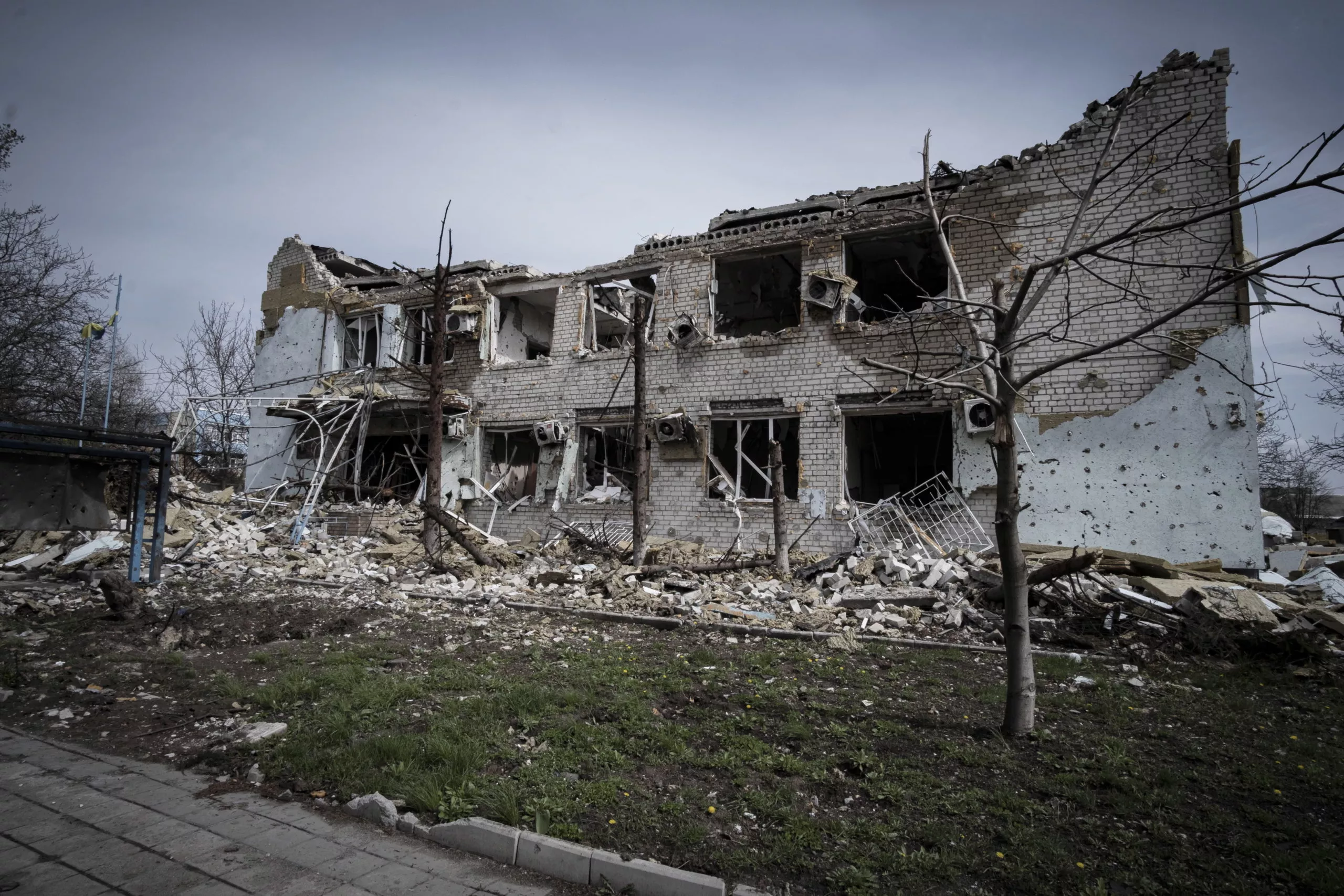 Destruction in Dergachi