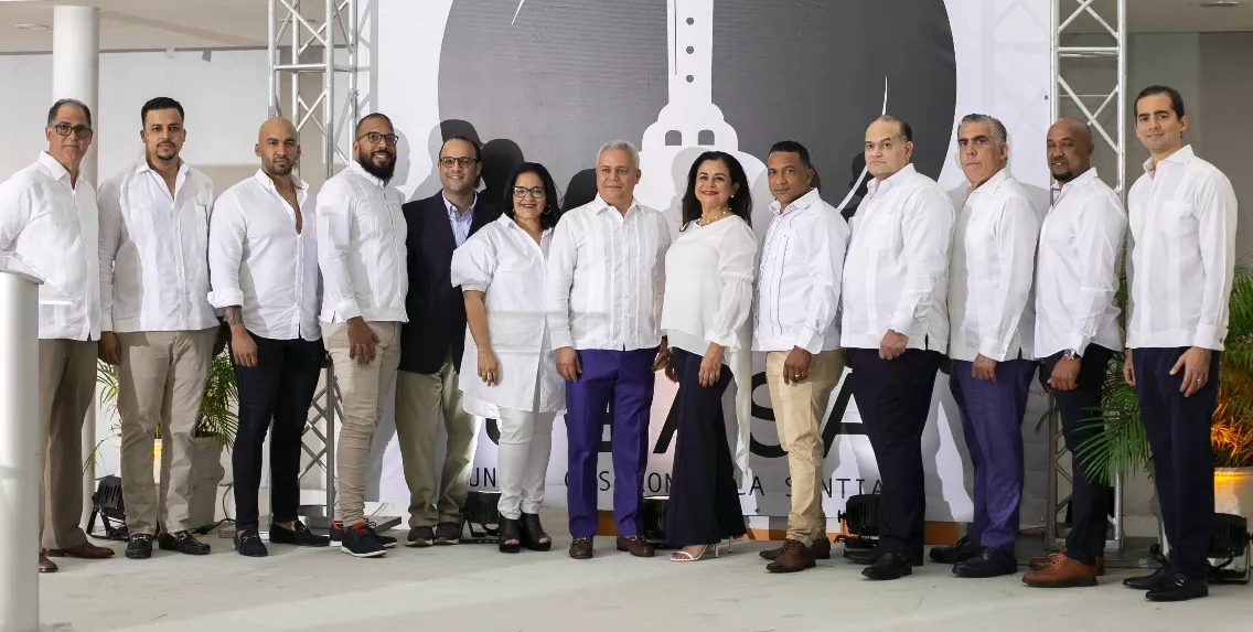 La Junta Directiva de la Unión Gastronómica de Santiago.