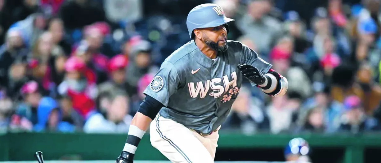 El dominicano Nelson Cruz ha ido mejorando a la ofensiva paulativamente con los Nacionales.