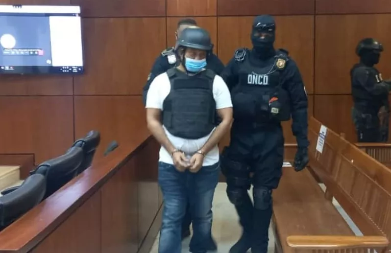 Julio de los Santos (Julito kilo) en una audiencia en la SCJ.