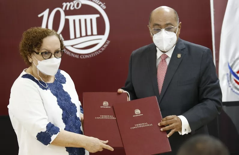 Miriam Germán Brito y Milton Ray Guevara. Elieser tapia