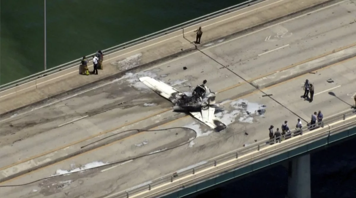 MIAMI-AVIONETA ACCIDENTE