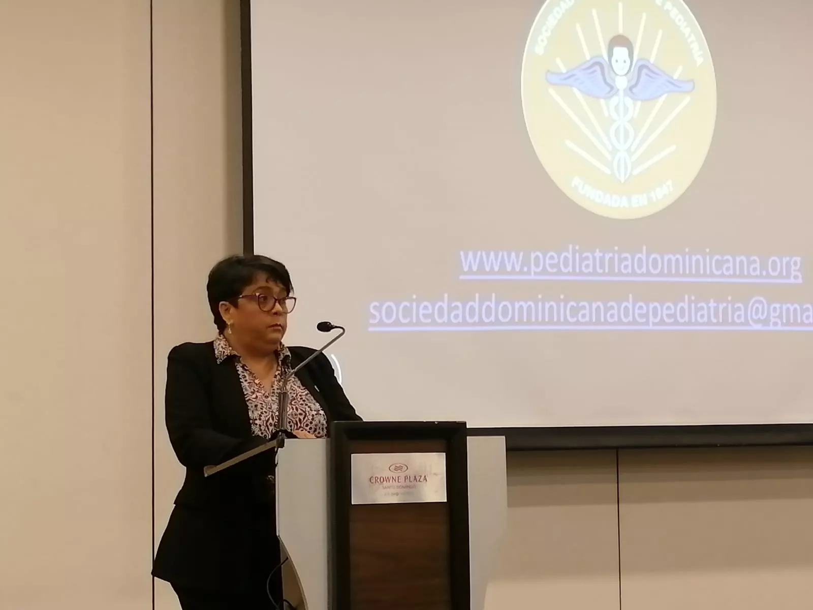 Foto Dra. Luz Herrera, presidenta Sociedad Pediatria