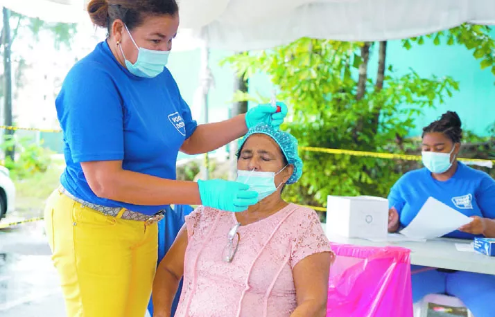 En  último reporte  se procesaron  11,497 muestras, con  positividad de 20.40%.  Elieser tapia