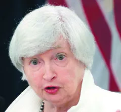 La secretaria del Tesoro de EE.UU. Janet Yellen.