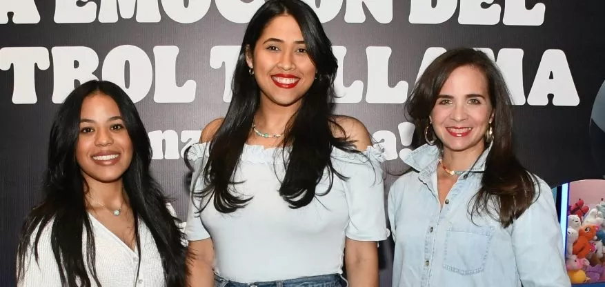 Lisamel Trinidad, Alexandra Bodden y Tania Núñez.