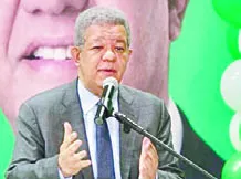 Leonel Fernández, líder  de la Fuerza del Pueblo.