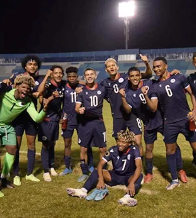 Integrantes de la selección nacional de fútbol Sub-20.
