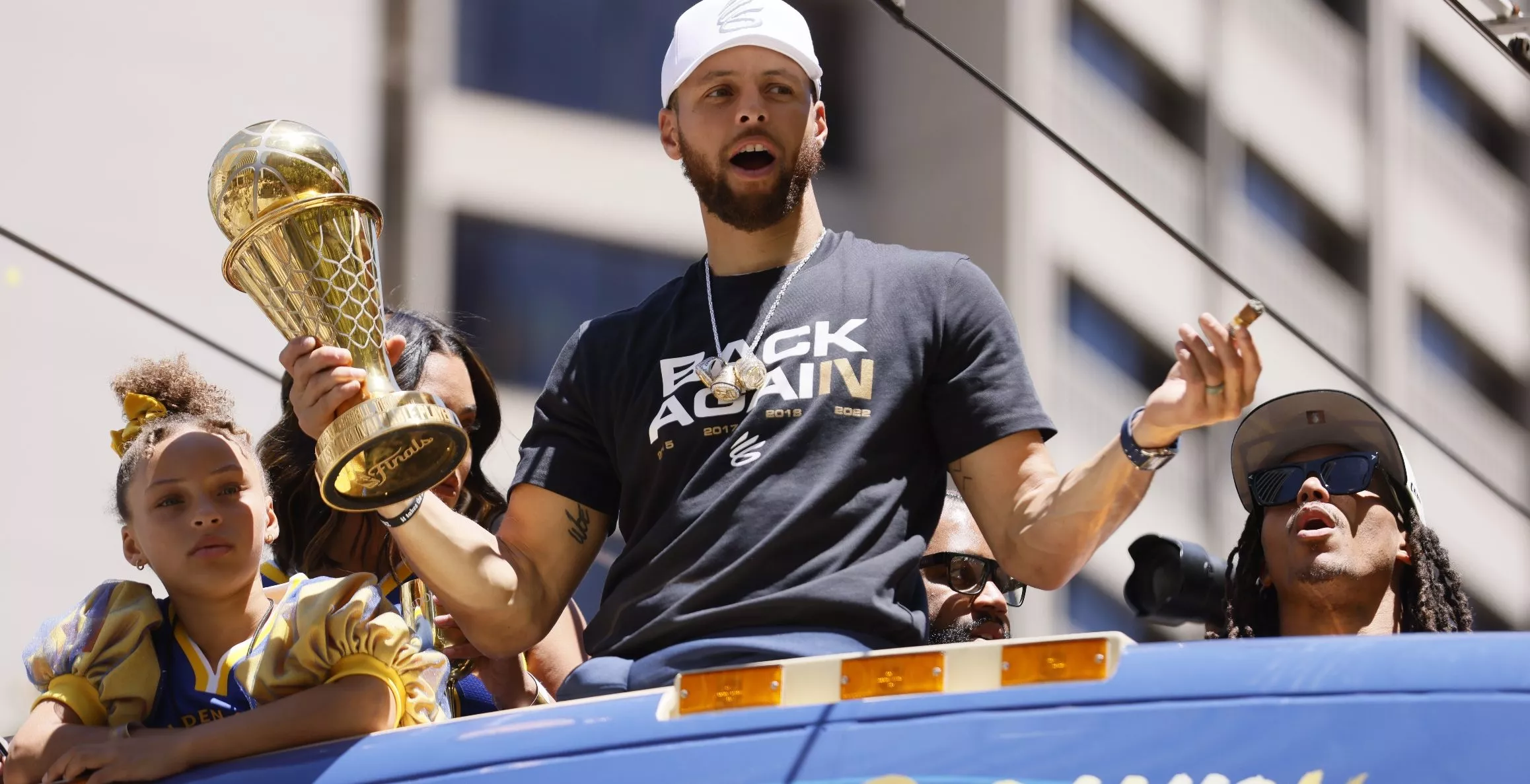 Warriors NBA Championship Parade Basketball