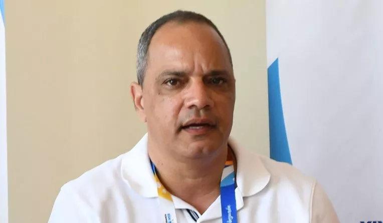 Miguel Rivera,  jefe de misión de la delegación dominicana.