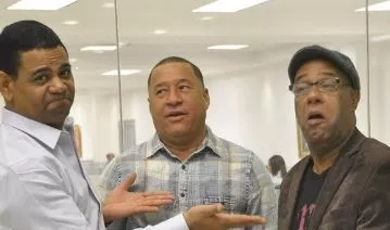 Pablo Martínez, Víctor Roque y Henry Hierro.
