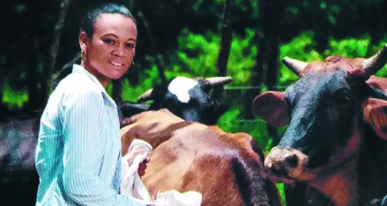 El 6.58 % de las mujeres está vinculada a la actividad agrícola o ganadera.
