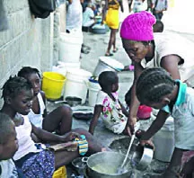 En Haití hay una crisis alimentaria fuerte.