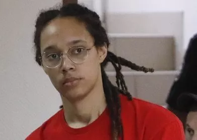 Brittney Griner hearing at Khimki City Court outside Moscow