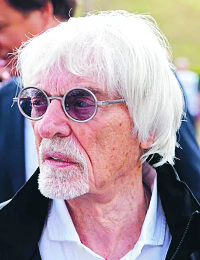 Bernie Ecclestone, ex jefe  por 40 años   de la Fórmula 1.