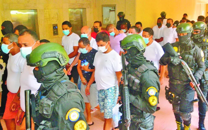 Implicados en la red de narcotráfico y lavado del  caso “Falcón”.