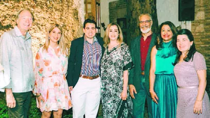 Geo Ripley, Ailyn García, Frederich Abreu Urbáez, Julia Castillo, Fernely Lebrón, Paula Disla y Nancy Urbáez.