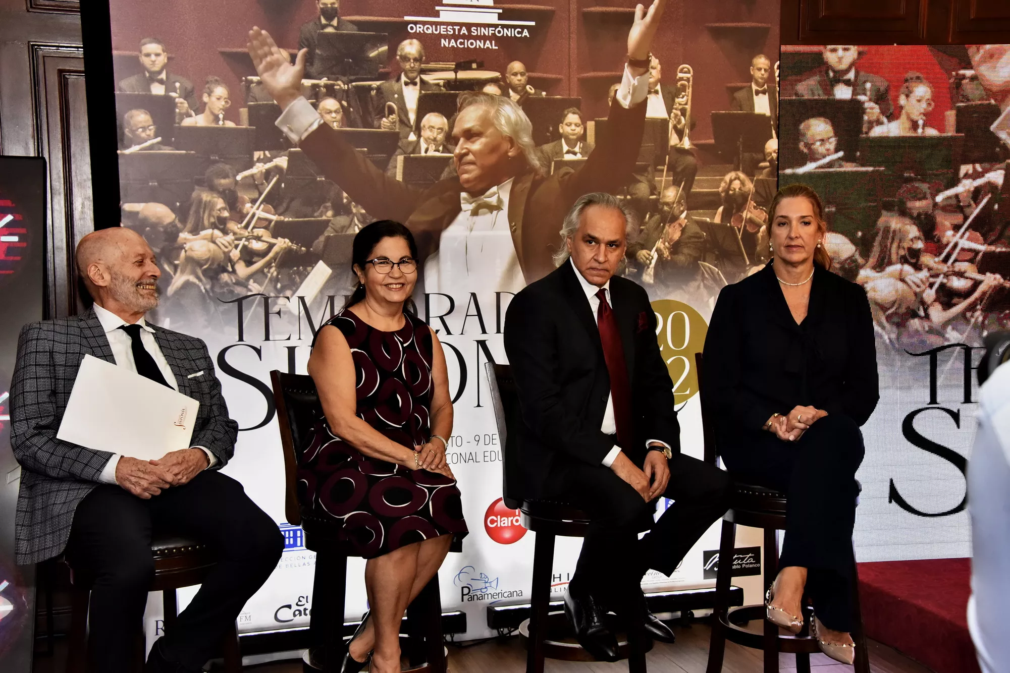 Eduardo Villanueva, Sarah Esteva de Veitia, José Antonio Molina y Marisol Rodríguez Copello.