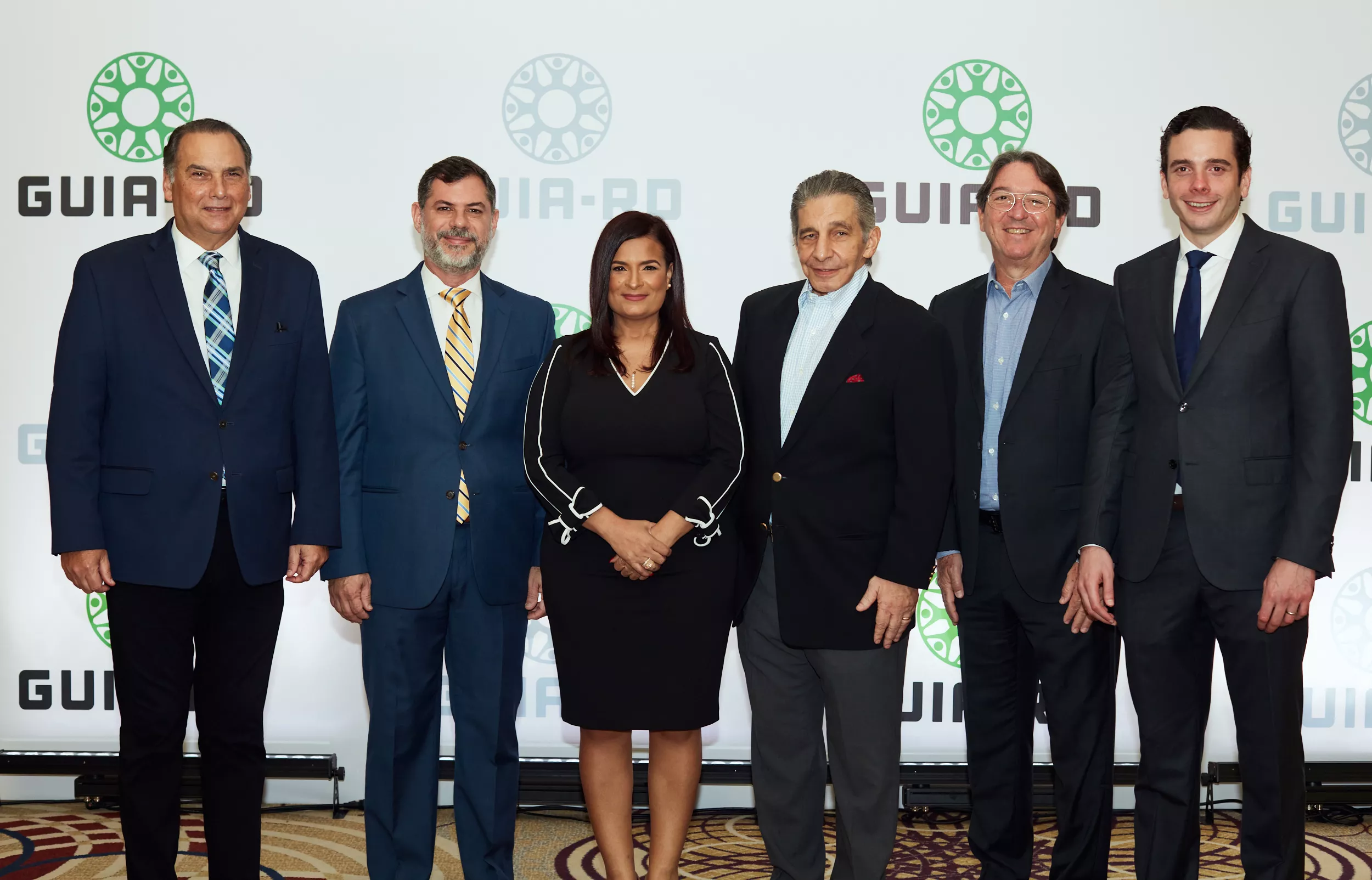 Foto 1, Fernando Villanueva, Aníbal Rodríguez, Wendy Capellán, Miguel Barletta, Avelino Rodríguez y José Gabriel Lama.