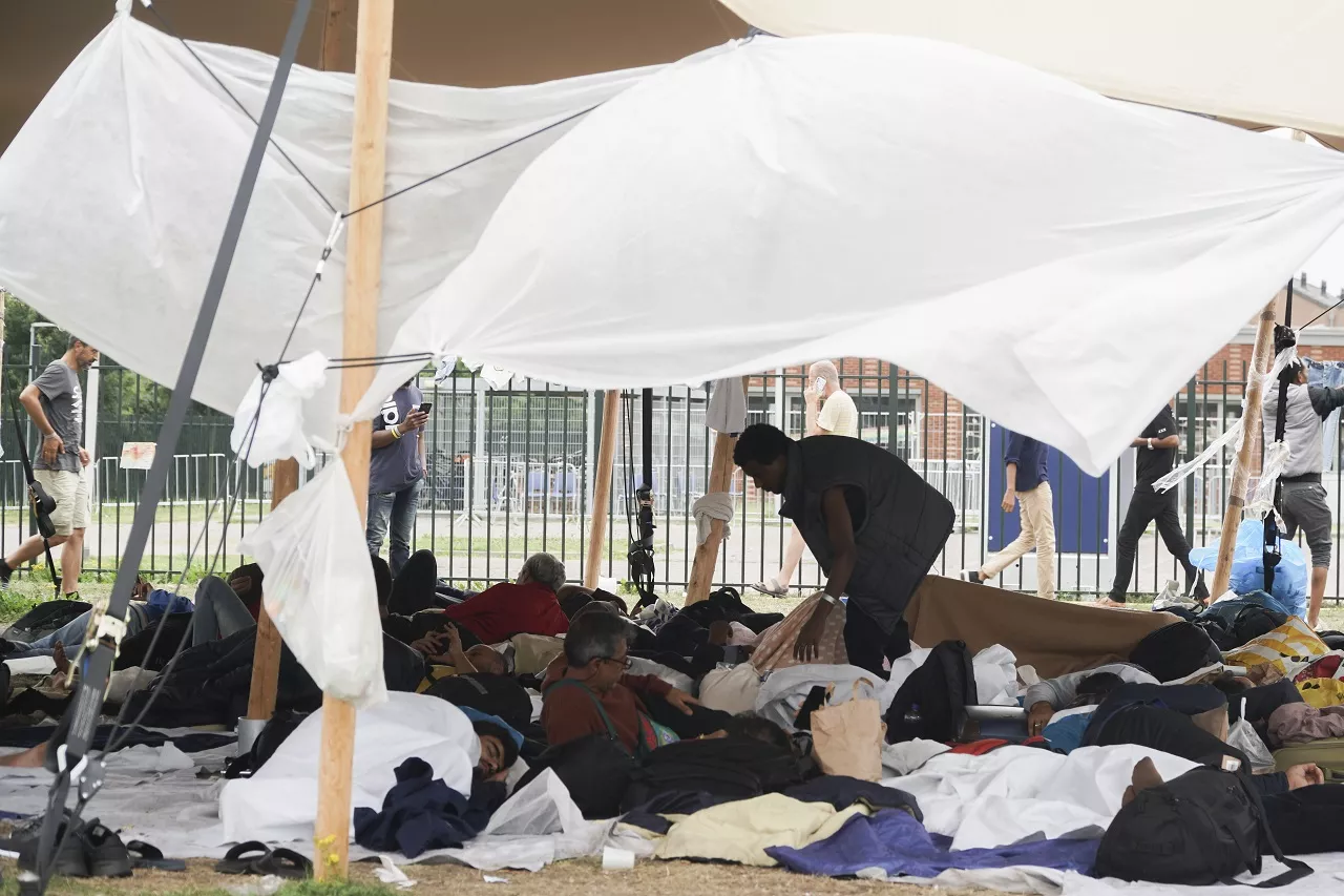 Crisis de refugiados en Ter Apel