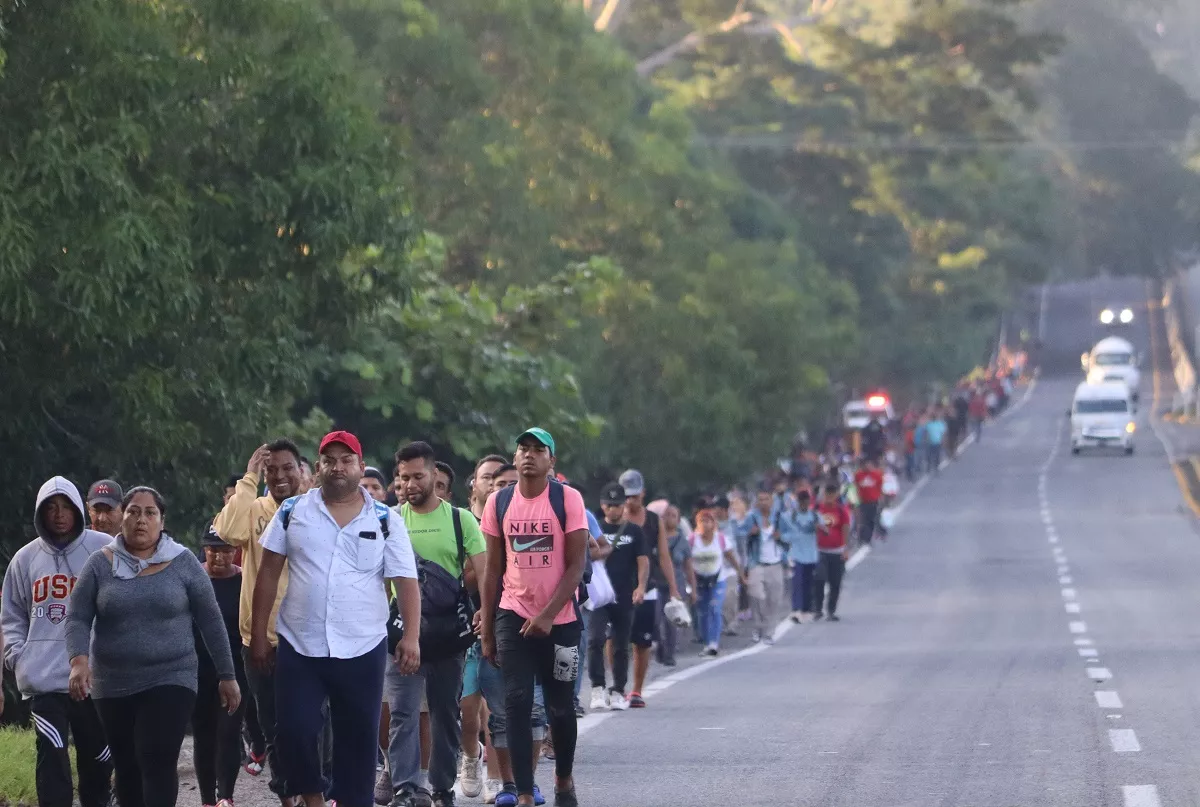 Sale una caravana con 1.000 migrantes del sur de México, la séptima de agosto