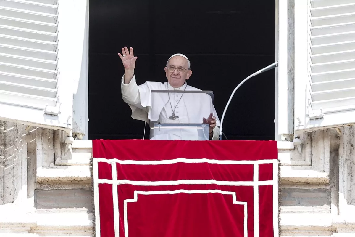 Pope Francis leads Angelus prayer in St. Peter’s Square