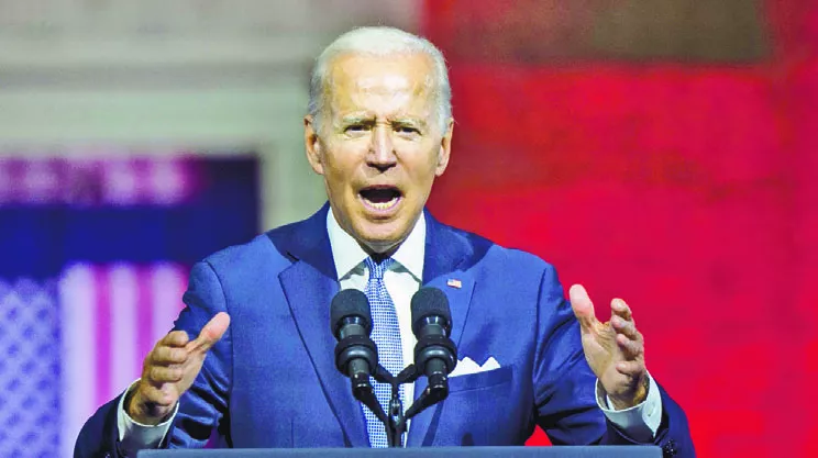 El  presidente   Joe Biden  habló de  temas palpitantes de Estados Unidos y la política mundial.