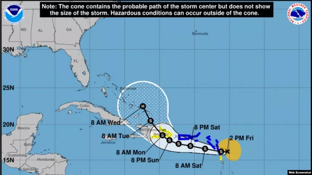tormenta Fiona
