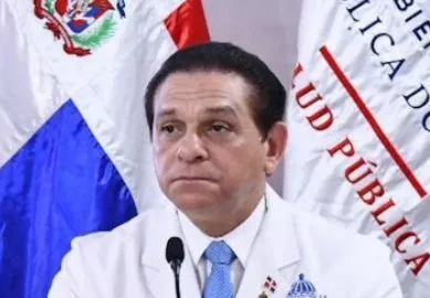 Ministro Daniel Rivera en rueda  prensa en  el Este.