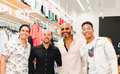 Christian Álvarez, Eduardo Santos, René Castillo y Hey Santana.