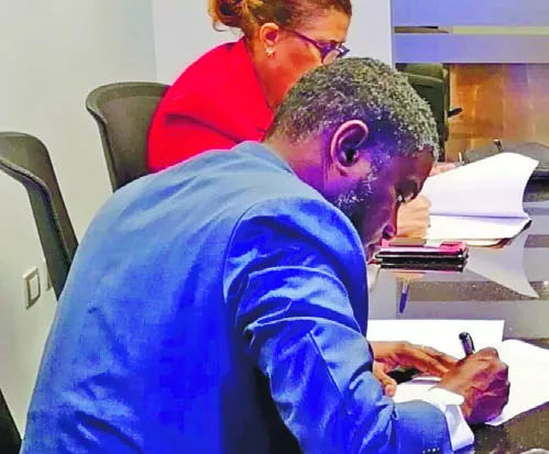 Tres miembros de la Cámara de Cuentas  firmaron convenio.