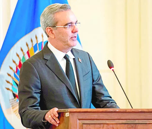 Abinader  explicó ante la OEA los  riesgos que representa Haití.