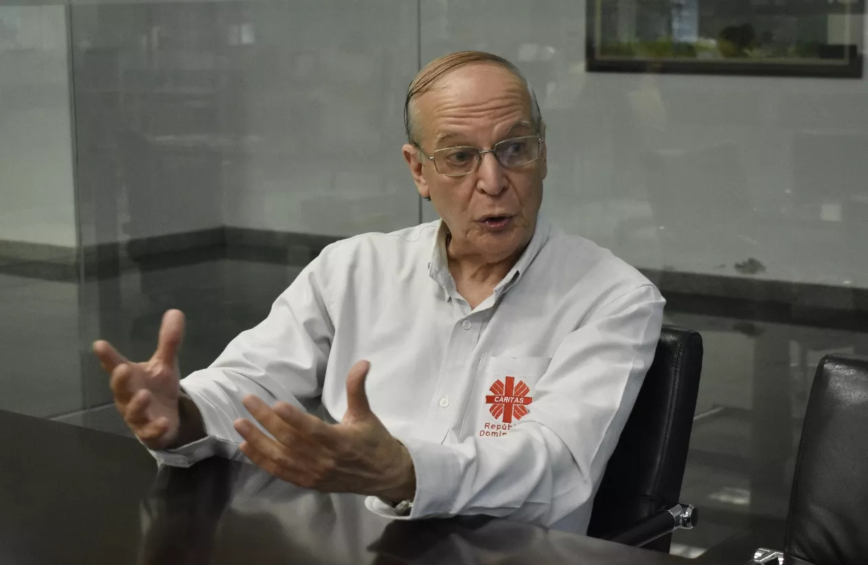 José Gautreau, director nacional de Caritas Dominicana.  José  De  león