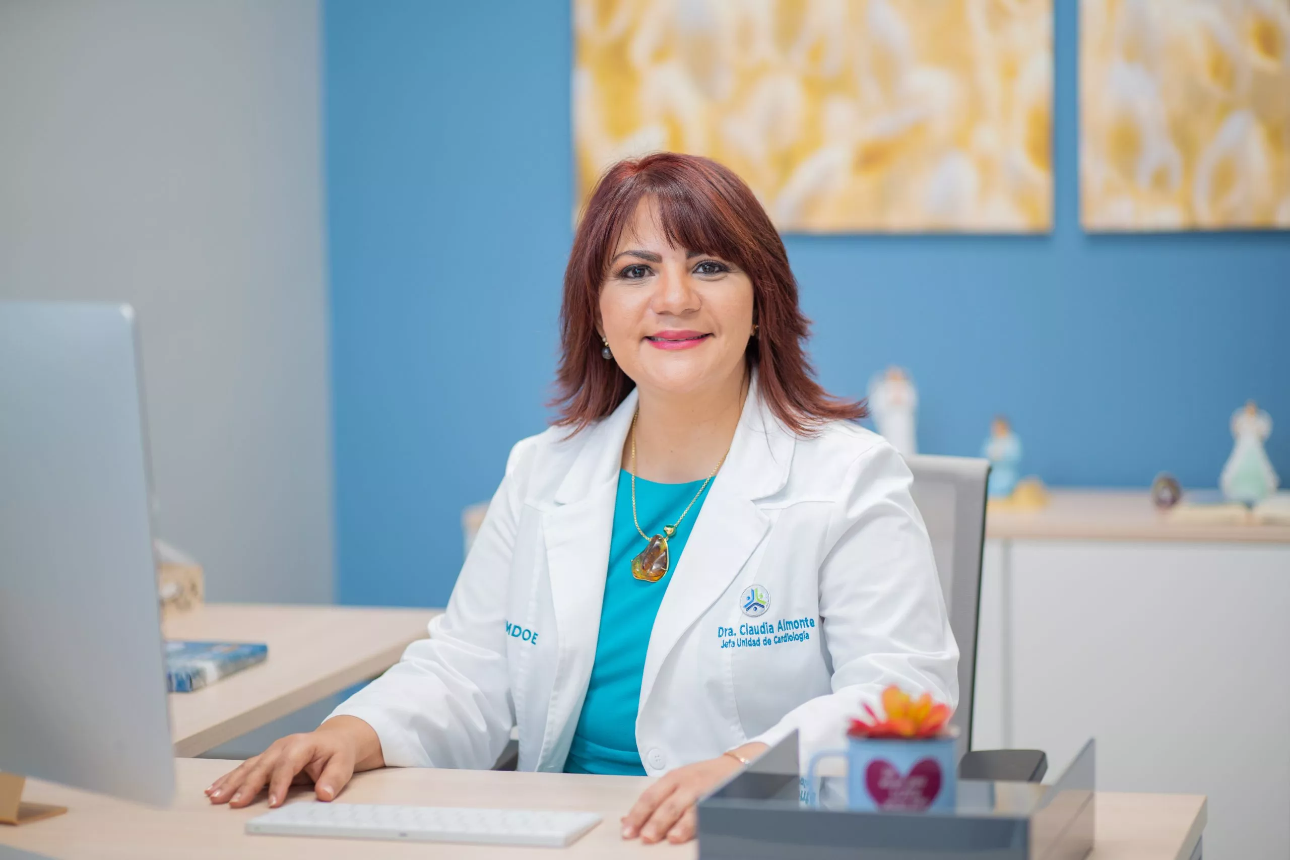 Dra. Claudia Almonte jefa de la Unidad de Cardiología CEMDOE