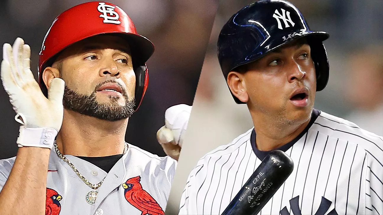 Alex Rodríguez y Albert Pujols