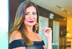 La moderadora, Luisa Féliz.