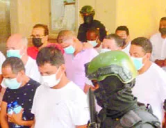 Implicados de la red de narcotráfico y Lavado Falcón