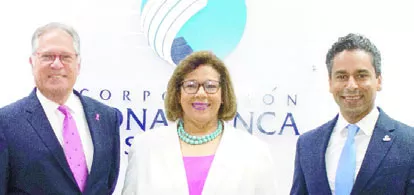 Marcel Morel, Iluminada Severino y Fernando García.