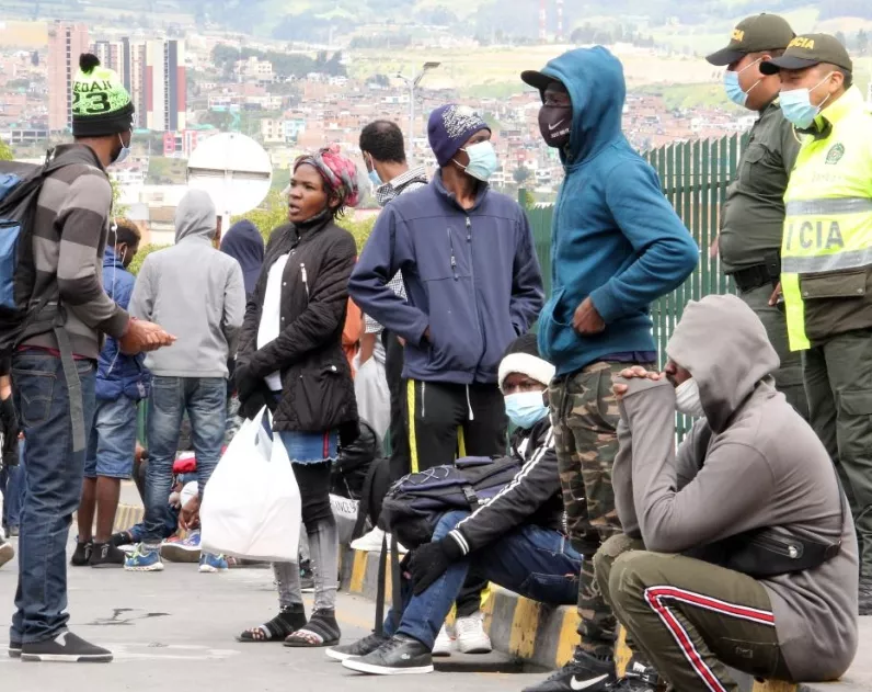 Venezolanos y haitianos  intentan llegar a Estados Unidos.