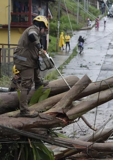Paso del huracán Julia en Nicaragua