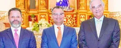 Eduardo Cruz, Alberto Cruz y Gabriel Roig.