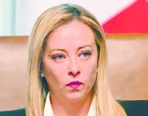 Giorgia Meloni,  la política romana de 45 años.