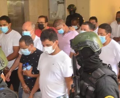 Implicados en la estructura criminal de red Falcón.
