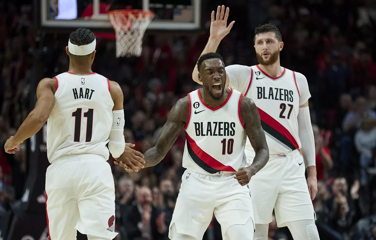 Nuggets Trail Blazers Basketball