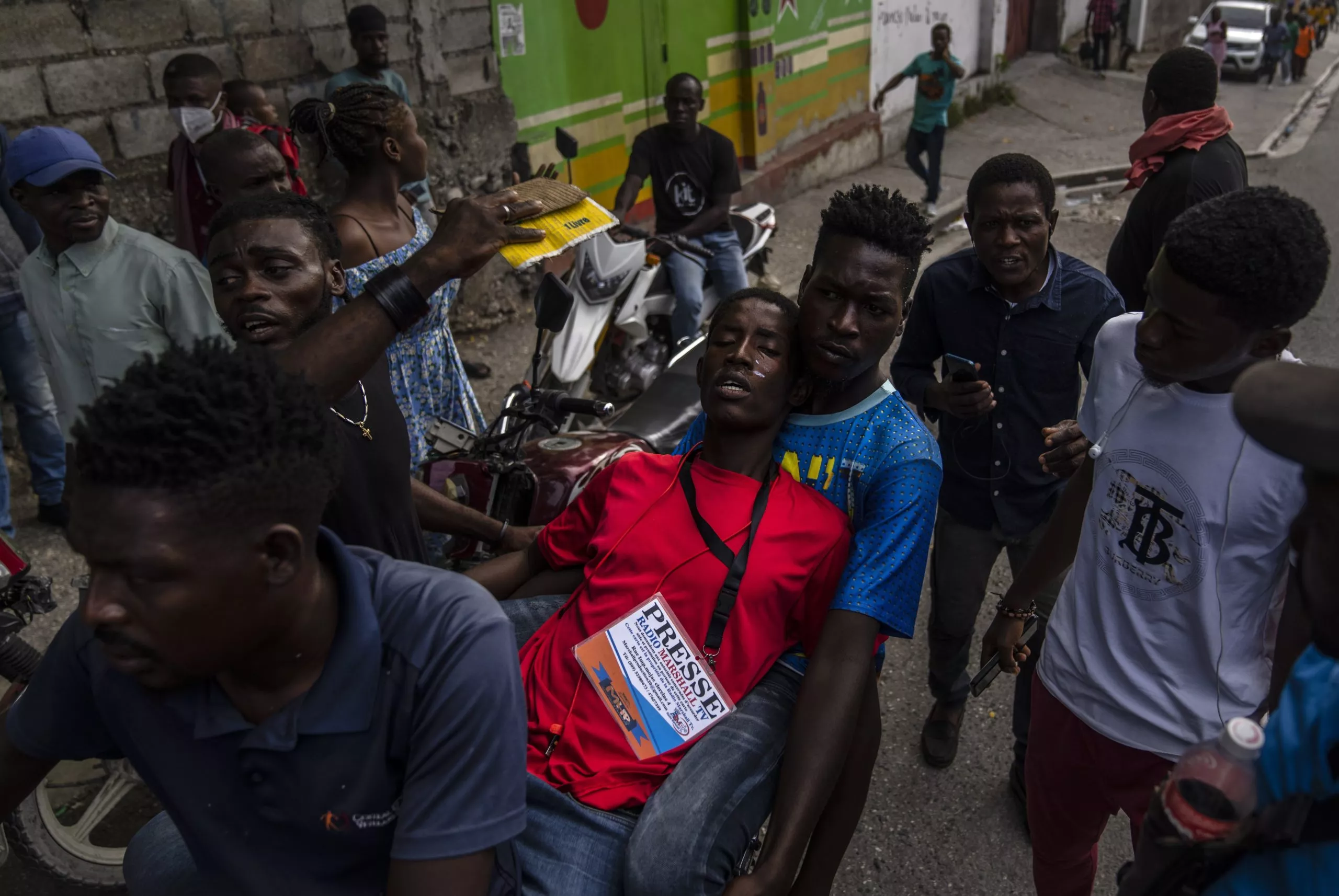 APTOPIX Haiti Protest