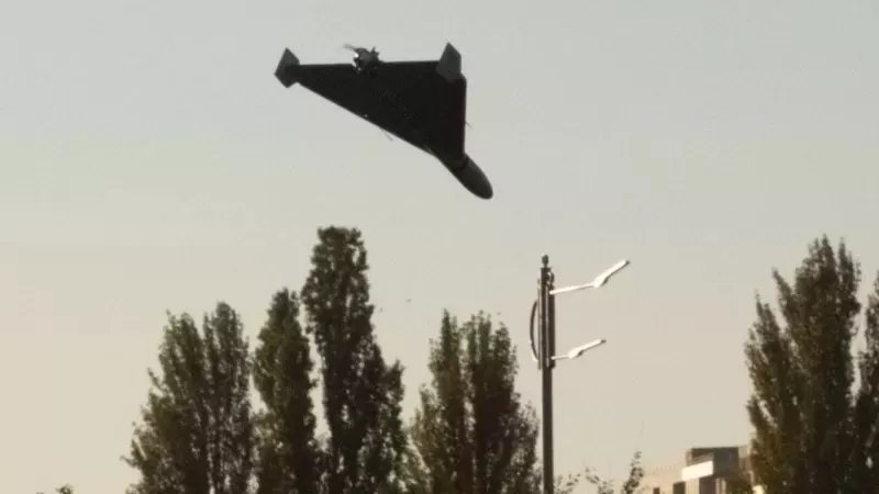 Dron en Kiev