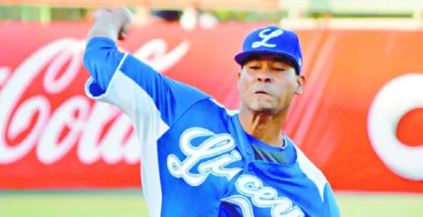 Esmil Rogers ha tenido  gran temporada con Licey.  archivo
