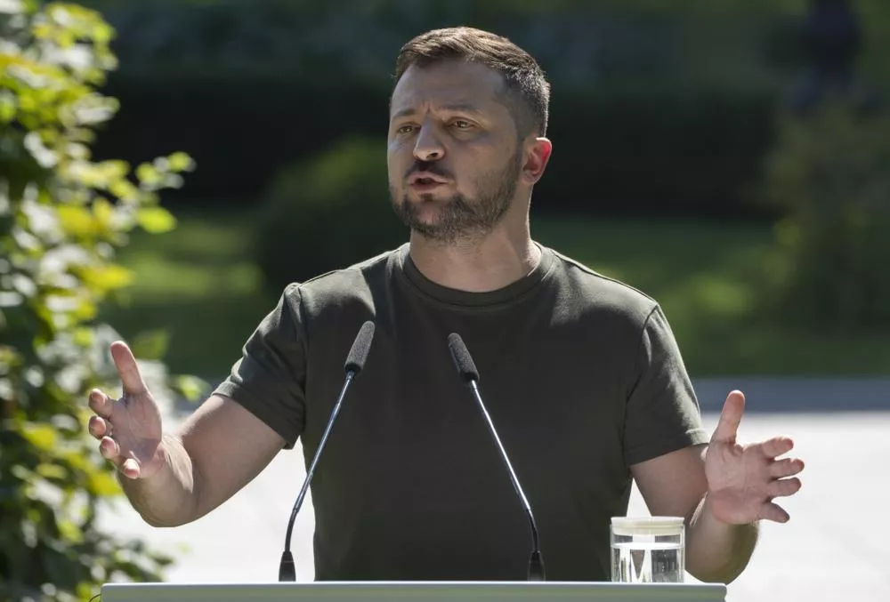 El presidente ucraniano Volodímir Zelenski