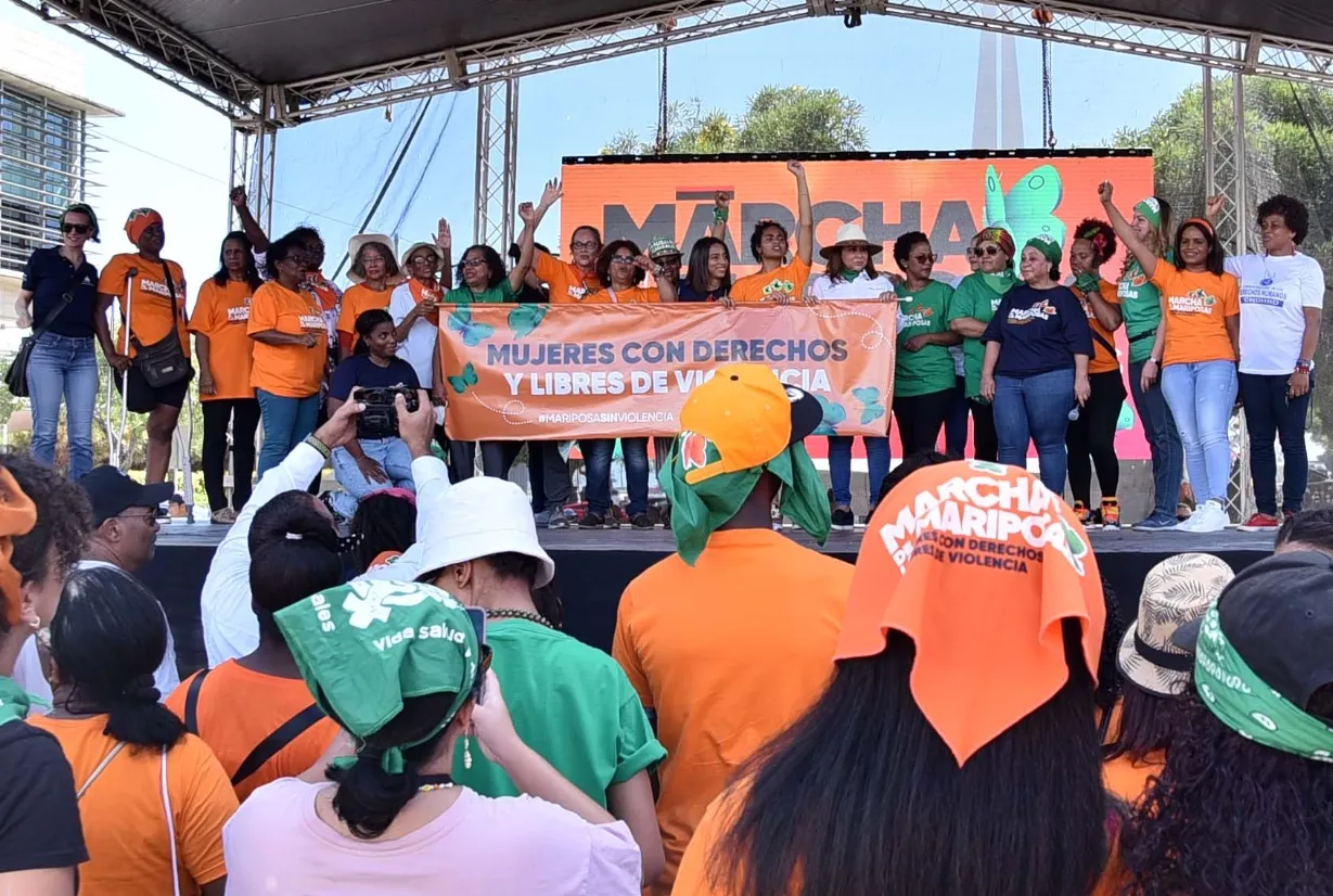 Marcha de las Mariposas- Centro de los Heroes/ Foto Luis Rivera