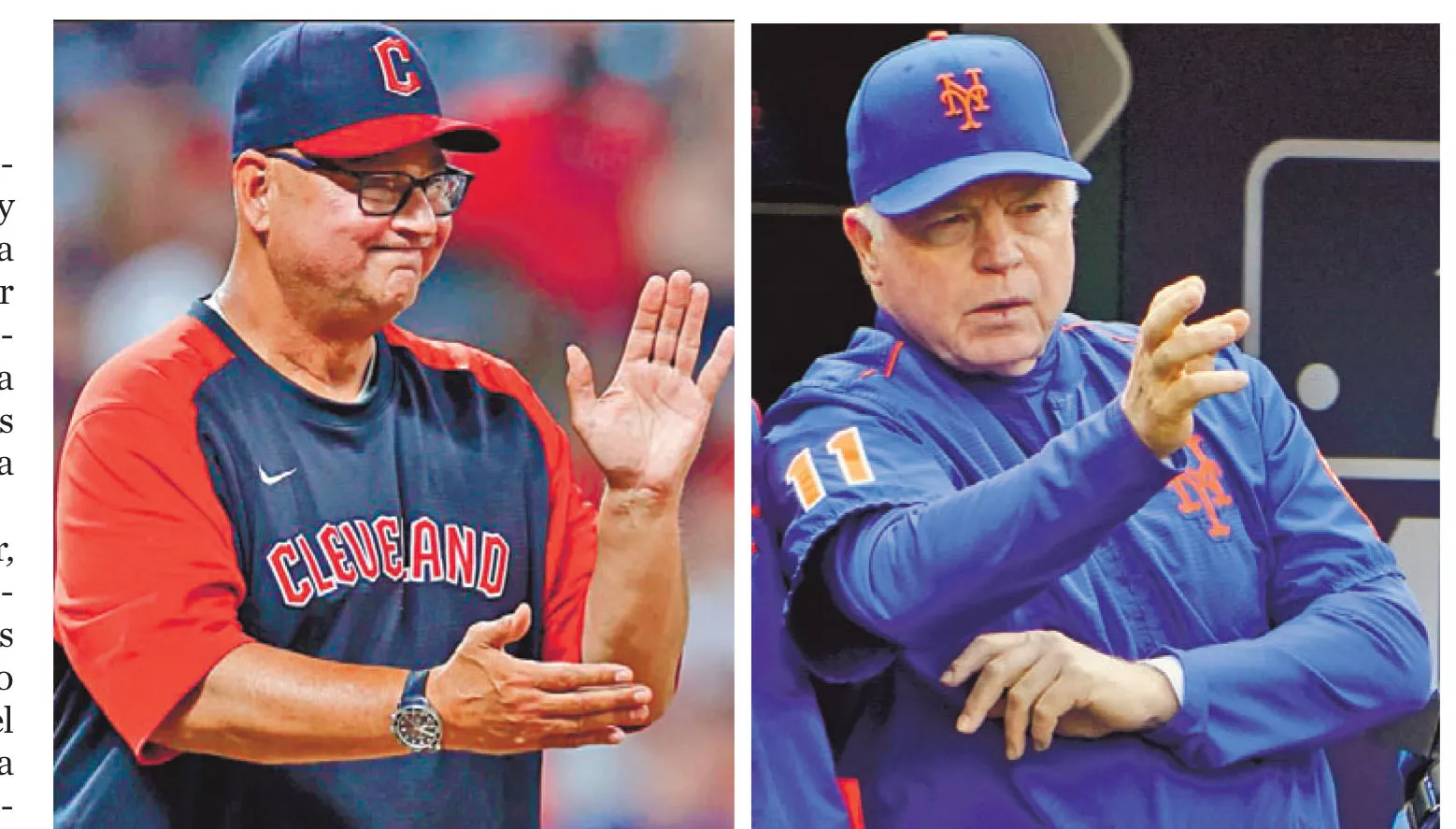 16/11/ Terry Francona y Buck Showalter se llevaron el premio Managers del A ño en MLB.  APELDIA_MIERCOLES_161122_ Deportes34